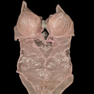 La Senza Pale Pink Lingerie Bodysuit